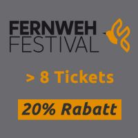 20 Prozent auf Fernweh Festival Eintrittskarten