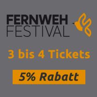 5 Prozent auf Fernweh Festival Eintrittskarten