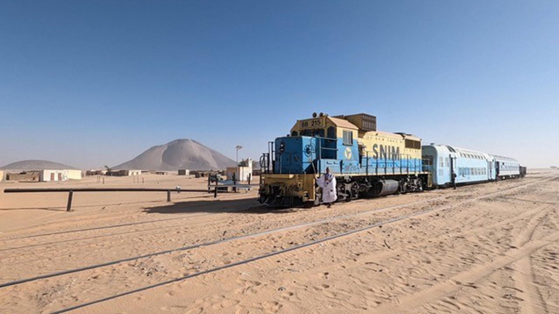 Eisenbahnfahrt Mauretanien